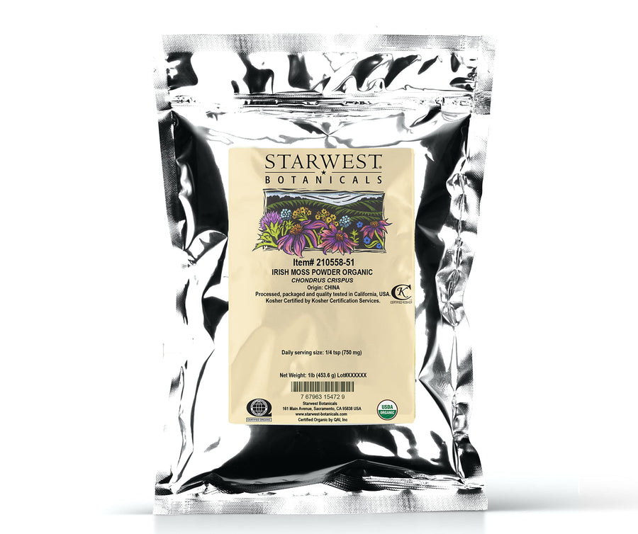 Organic Irish Moss Powder, 1 Pound