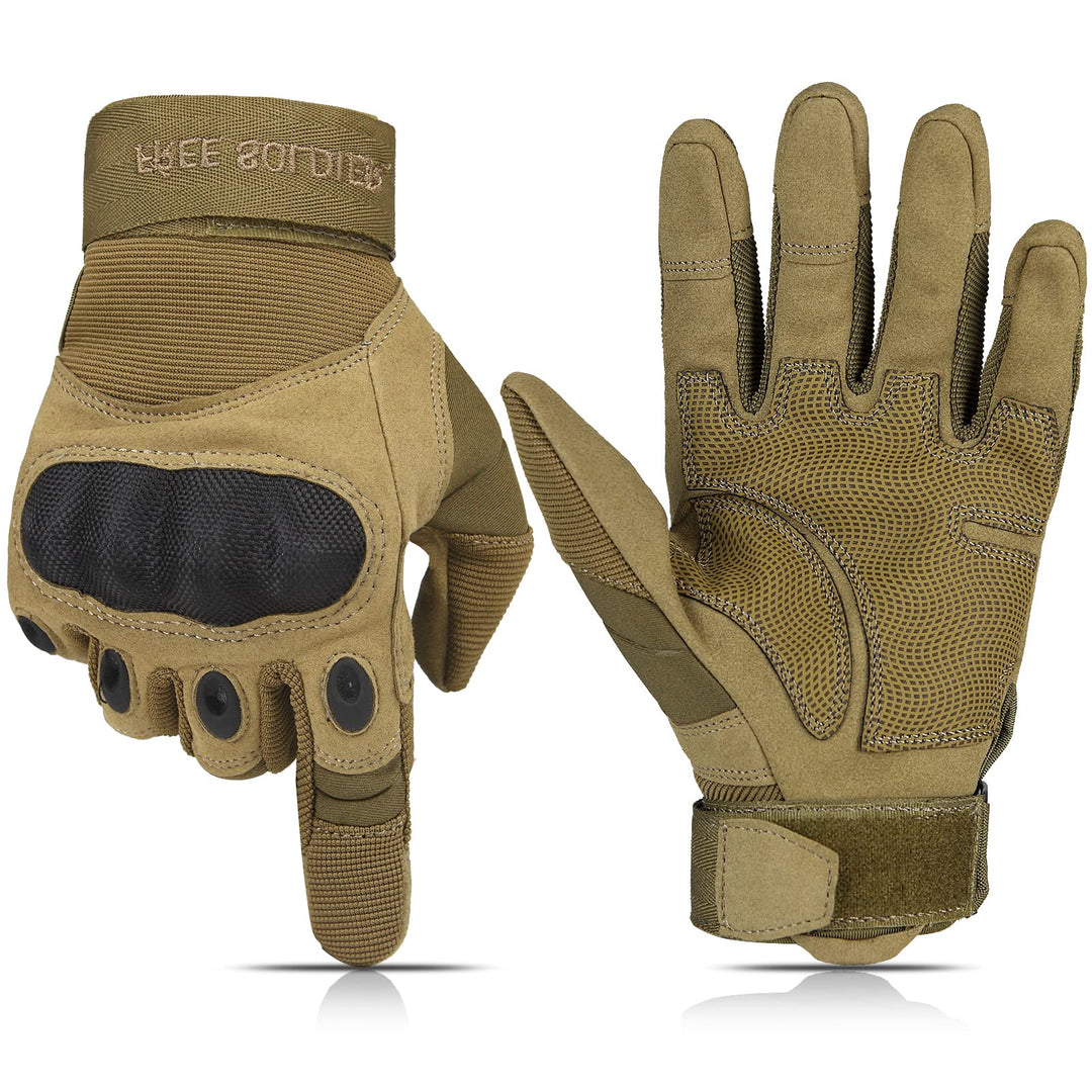 Outdoor Gloves for Men, Motorcycle Gloves for Cycling Hiking Camping Climbing, Airsoft Gloves for Paintball and Shooting