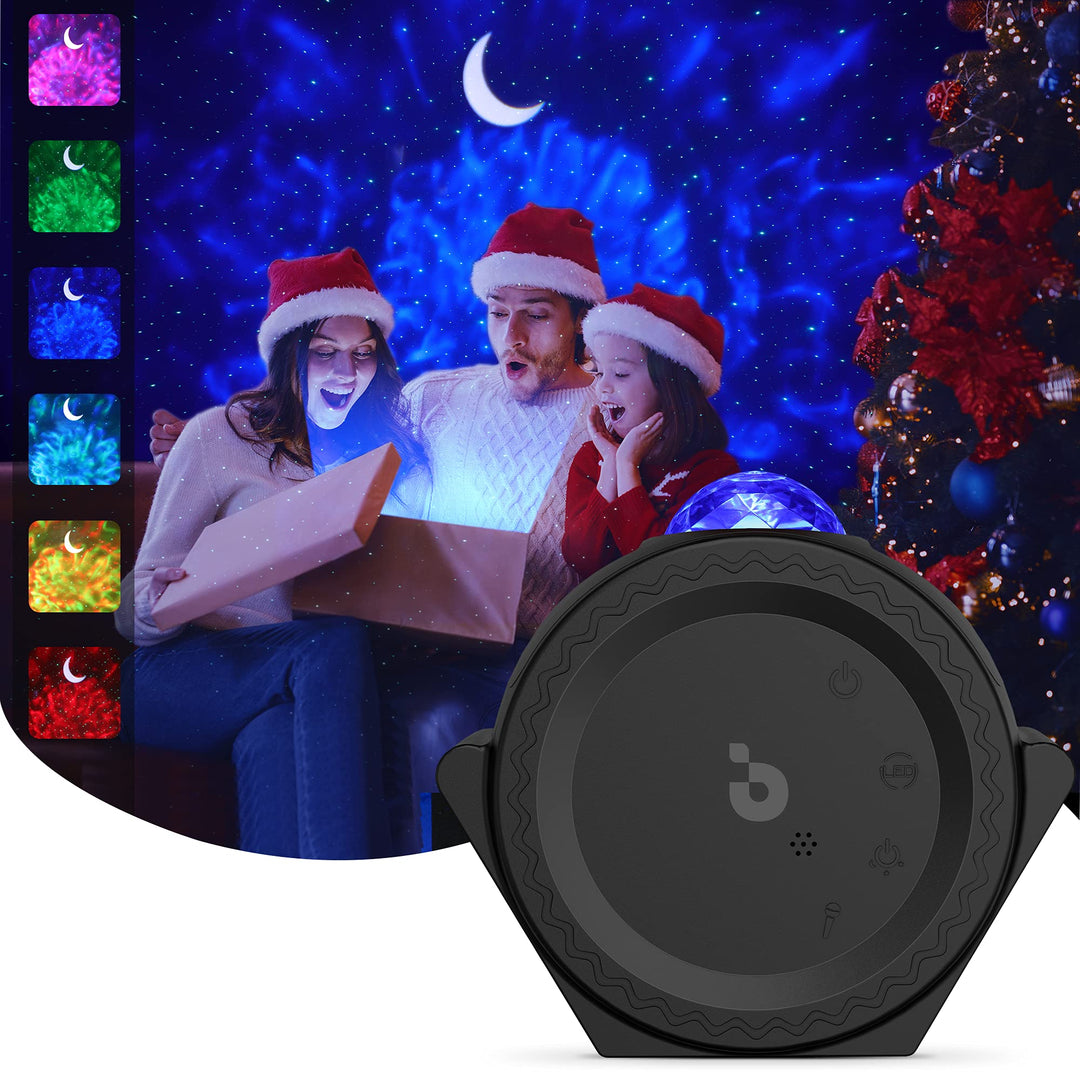 Star Projector, 3 in 1 Galaxy Projector Sky Light w/LED Cloud& Moon
