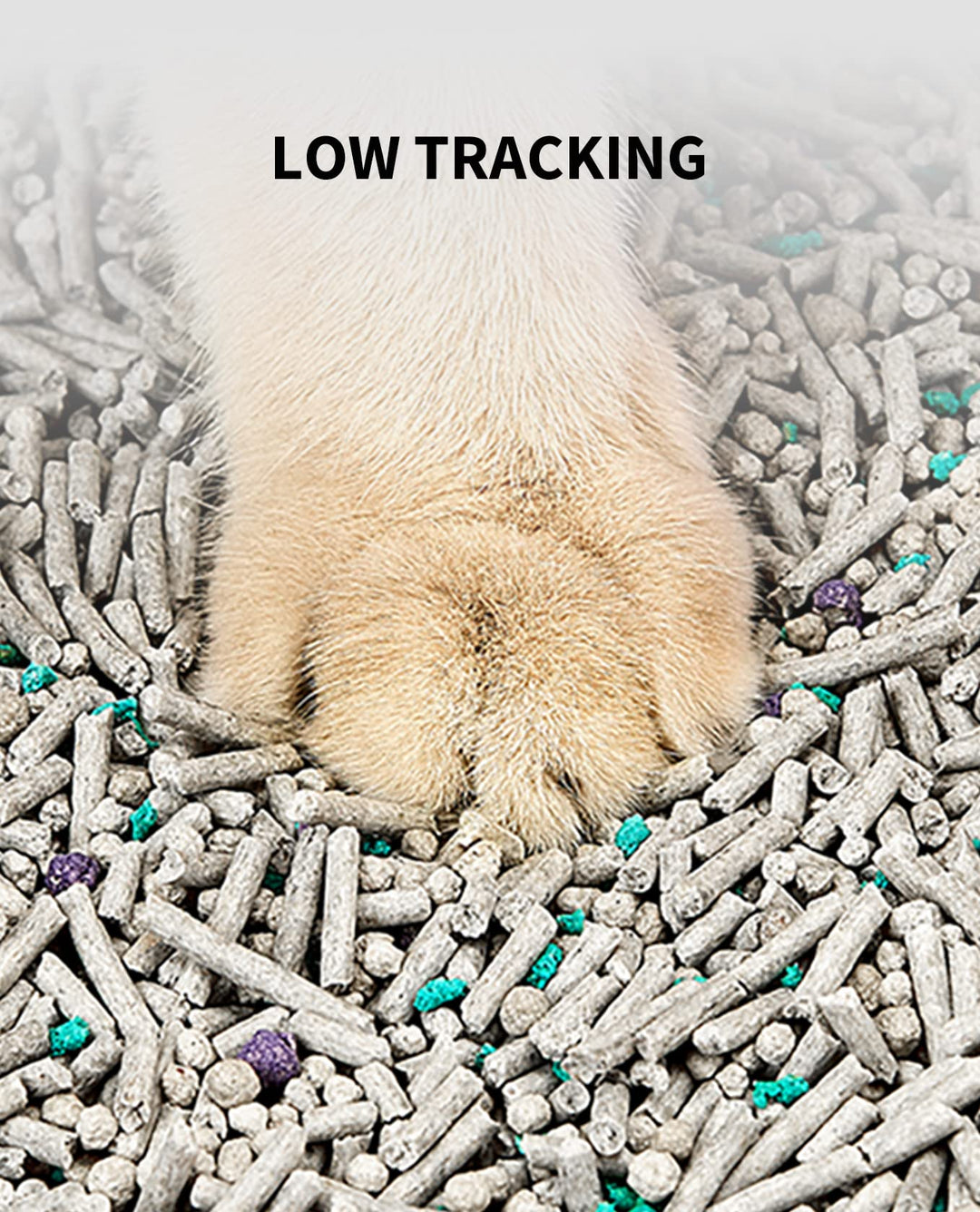 Mixed Cat Litter Fast Clumping, Flushable, Ultra Absorbent, 100% Natural Ingredients Litter, Water Dissolvable, Really Dust-Free, Low Tracking Bentonite Tofu Litter (7.9lb×2 Bags)
