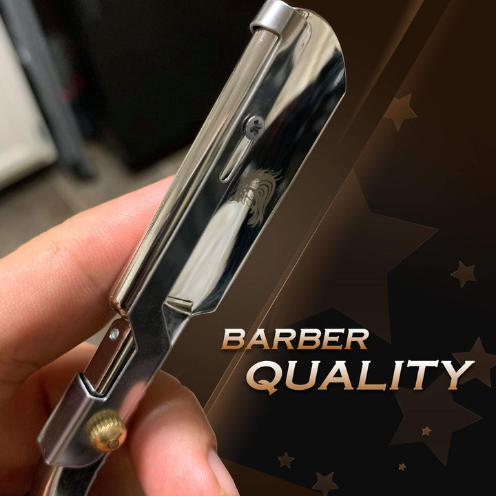 Professional Barber Straight Razor - Straight Edge Shaving Razors for Men - Classic Straight Razors for Men - Men’s Razor with Double Sided Blade