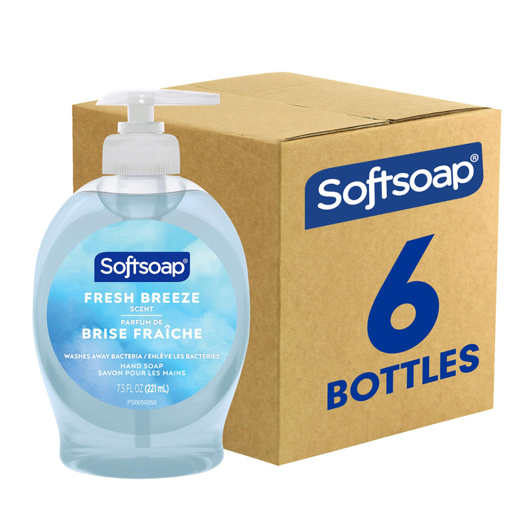 Liquid Hand Soap, Fresh Breeze - 7.5 fluid ounce (Pack of 6)