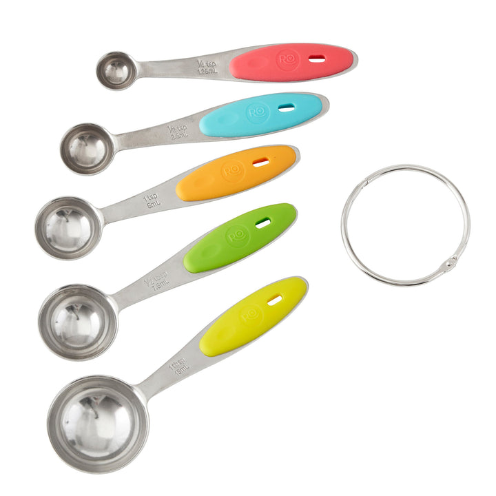 ROSANNA PANSINO Measuring Spoons, 5-Piece Metal Measuring Spoons Set