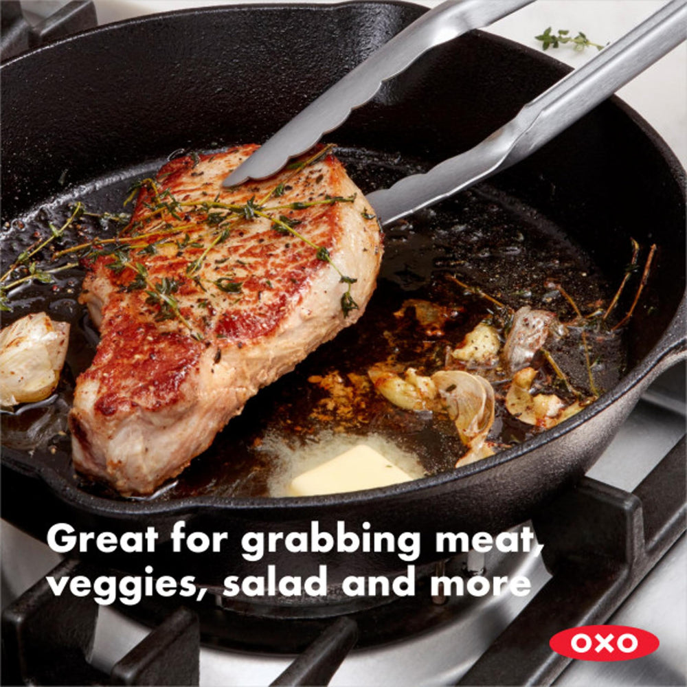 Good Grips 12-Inch Stainless-Steel Locking Tongs