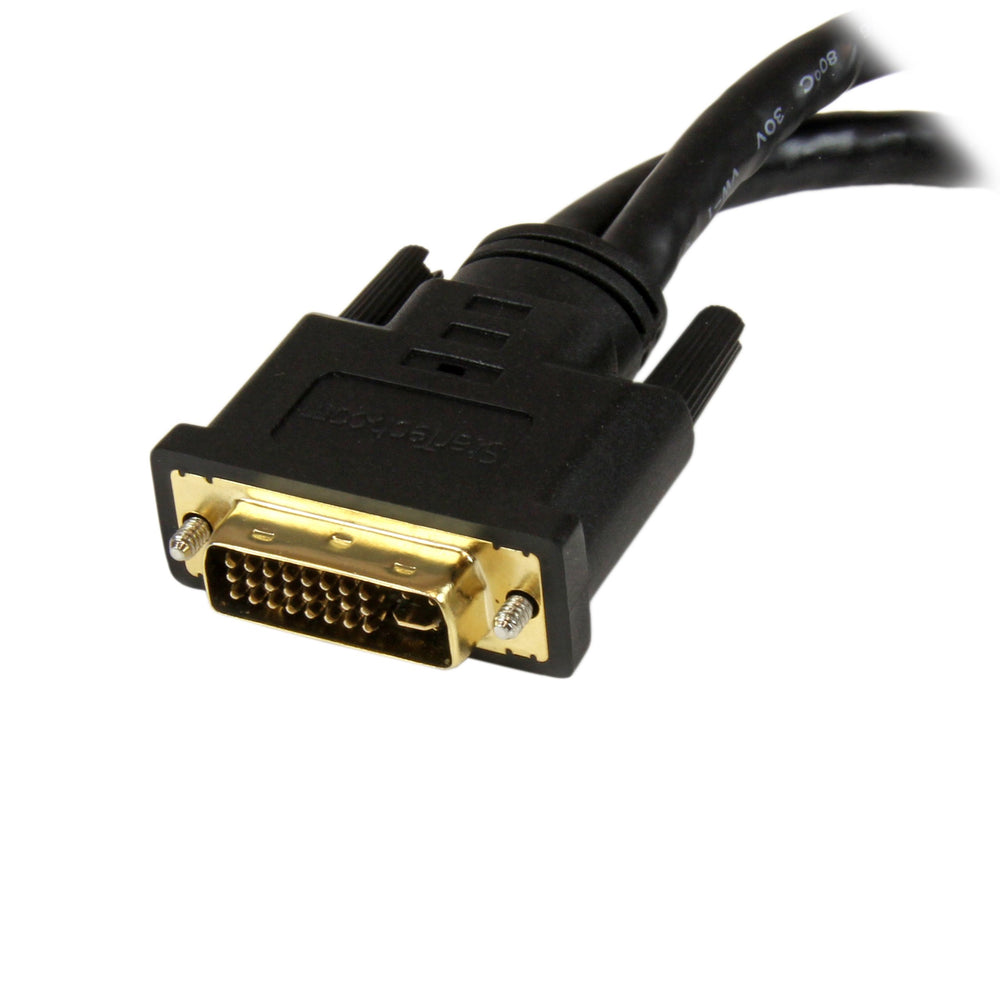 DVI I to DVI D and VGA Splitter, 8in, Wyse Compatible, DVI Video Splitter Cable for Dual Monitor Setup (DVI92030202L)