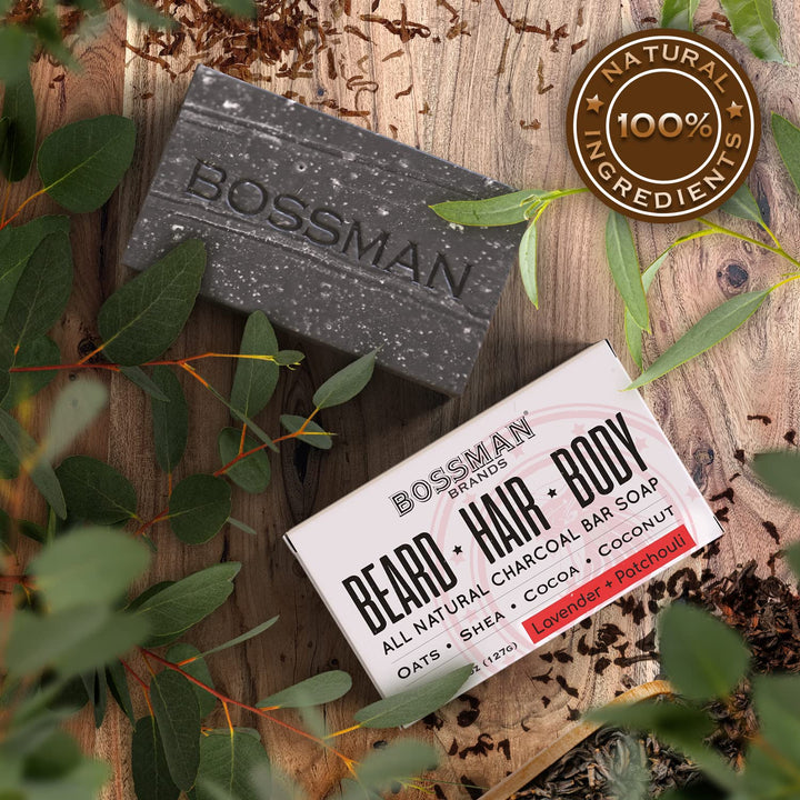 Brands Shampoo Beard Hair & Body Bar Soap