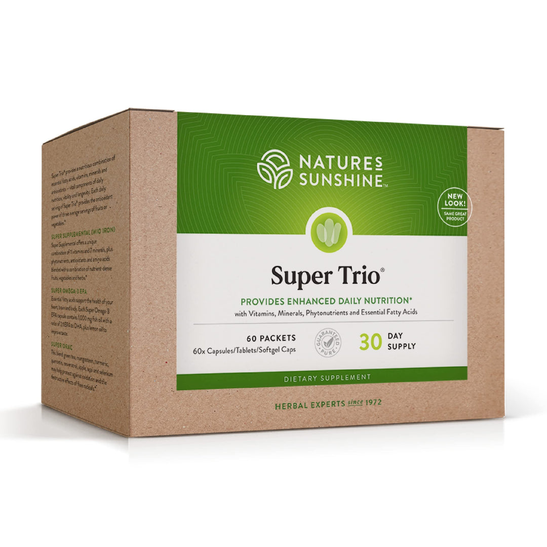 Nature's Sunshine Super Trio, 30 Day | Vitamin Packs for Men and Women Provide a Potent Blend of Vitamins, Minerals, Essential Fatty Acids, and Antioxidants