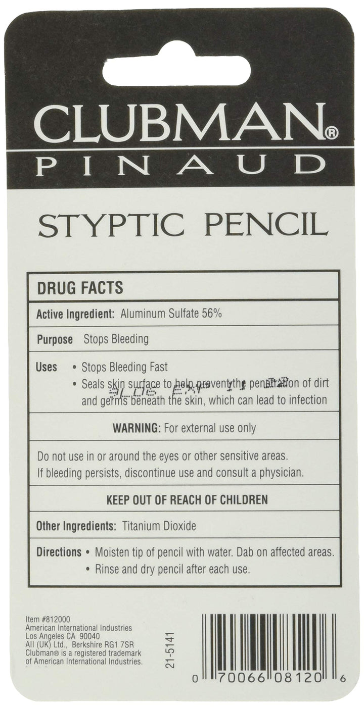 Pinaud Styptic Pencil, 0.33 oz (Pack of 3)