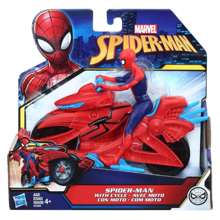 Spider-Man Figure with Cycle