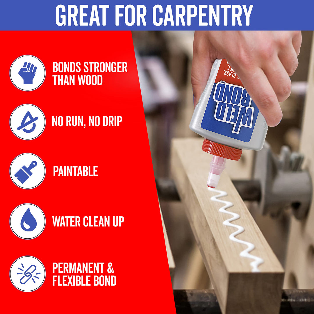 Multi-Surface Adhesive Glue, Bonds Most Anything. Use as Wood Glue or on Fabric Glass Mosaic Carpet Ceramic Tile Metal Stone & More. Non-Toxic, Dries Crystal Clear 14.2oz /420ml