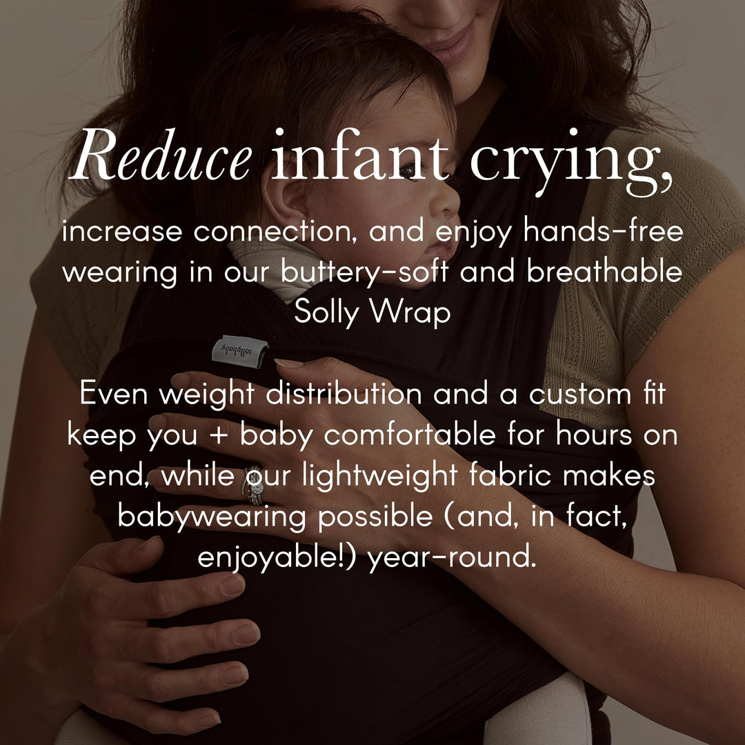 Wrap Carrier - Lightweight Baby Carrier - Newborn Baby Essentials - for Newborn, Infants and Baby 8-25 Lbs - Black Pinstripe