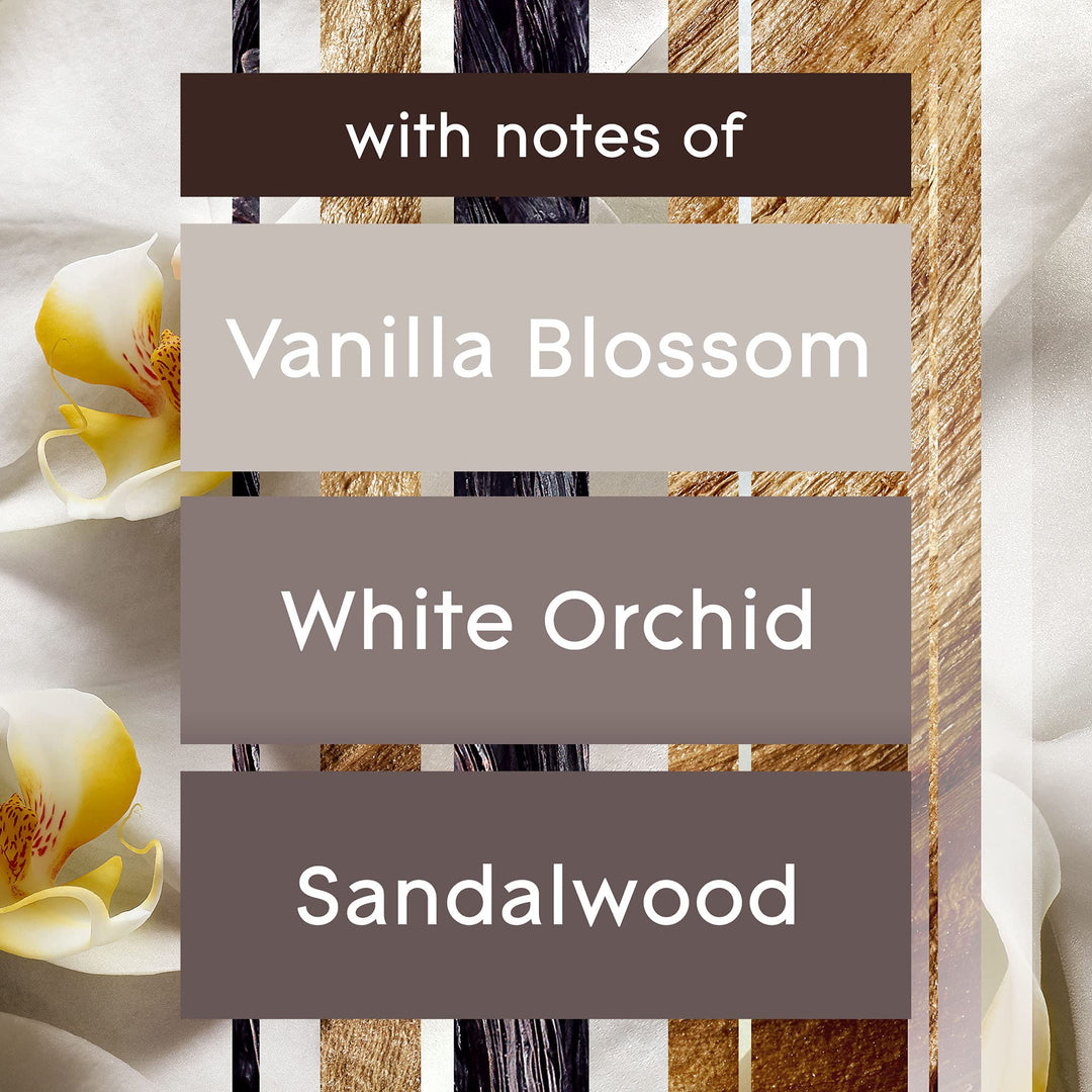 3-Wick Candle Sheer Vanilla Embrace 3 Pack, fragrance Candle Infused With Essential Oils, Air Freshener Candle, 6.8oz