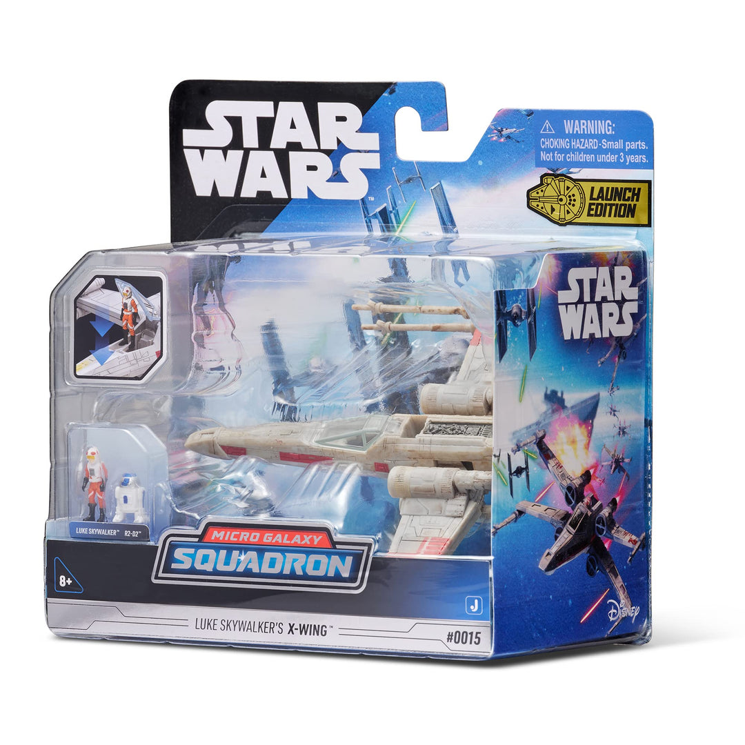 5-Inch X-Wing Starfighter Vehicle with Luke Skywalker & R2-D2 Micro Figures
