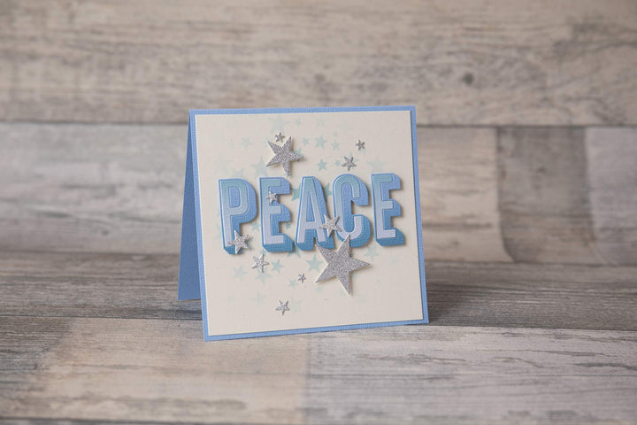 Tim Holtz - THINLITS DIE ALPHA UPPR, Alphanumeric, Shadow Upper