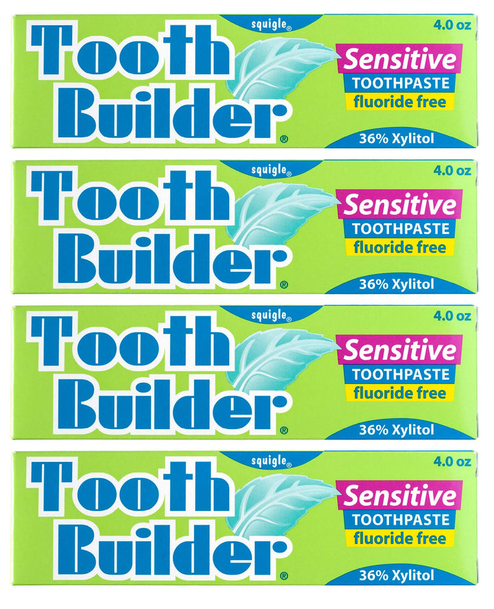 Tooth Builder Sensitive Toothpaste 4 Oz - 4 Pack