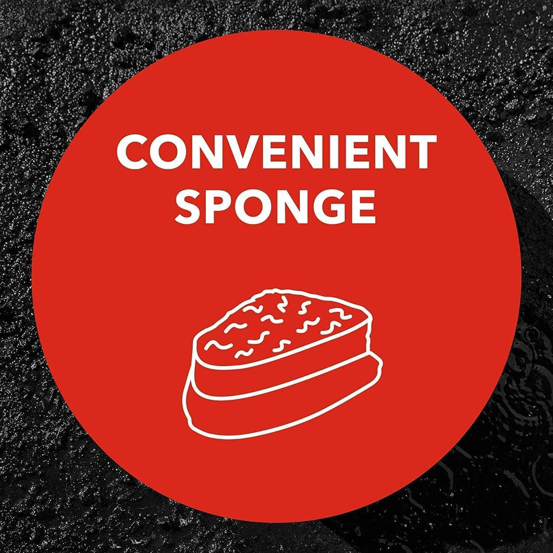 Kiwi Express Shine Sponge, Black, 0.23 Fluid Ounce