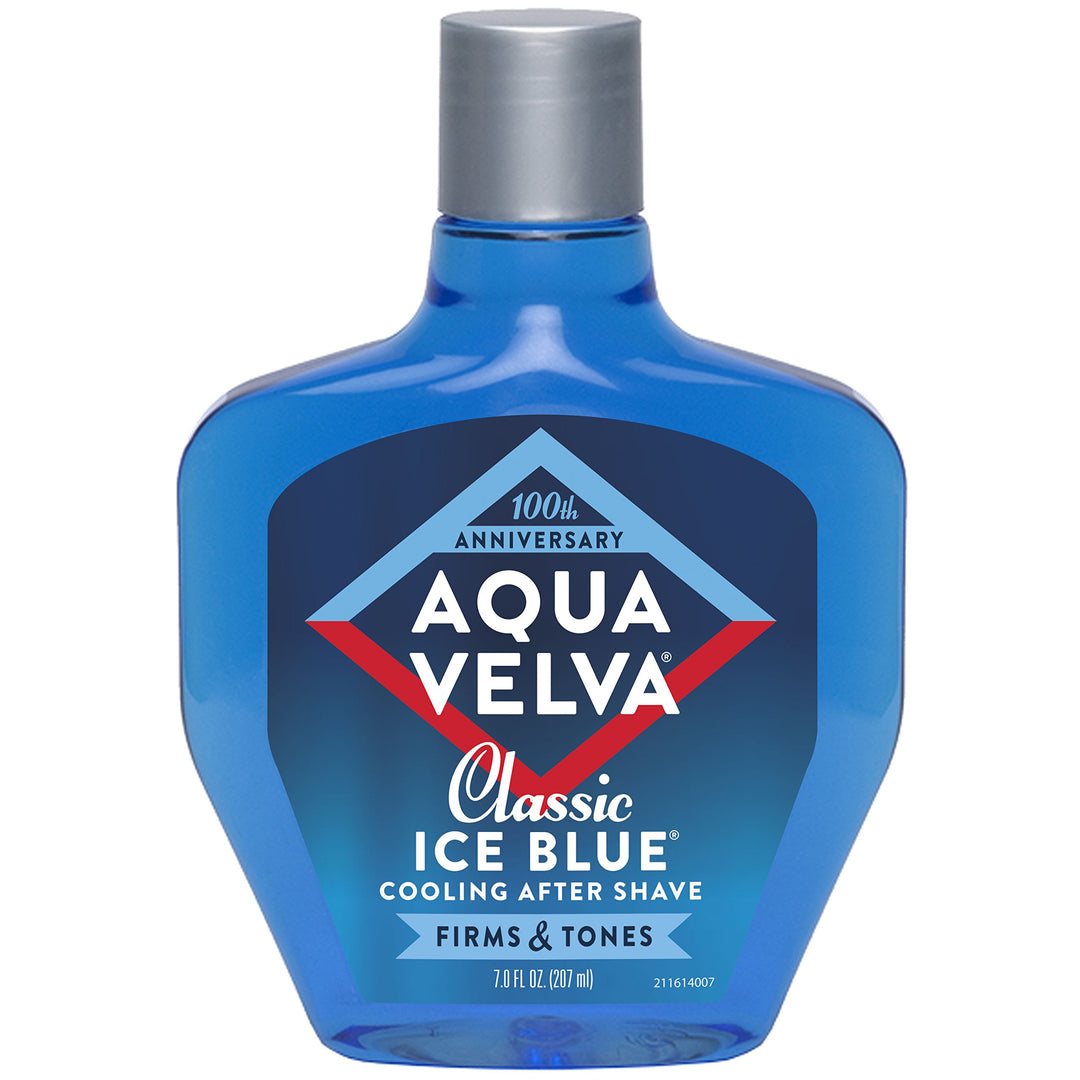 After Shave, Classic Ice Blue, Soothes, Cools, and Refreshes Skin, 7 Ounce