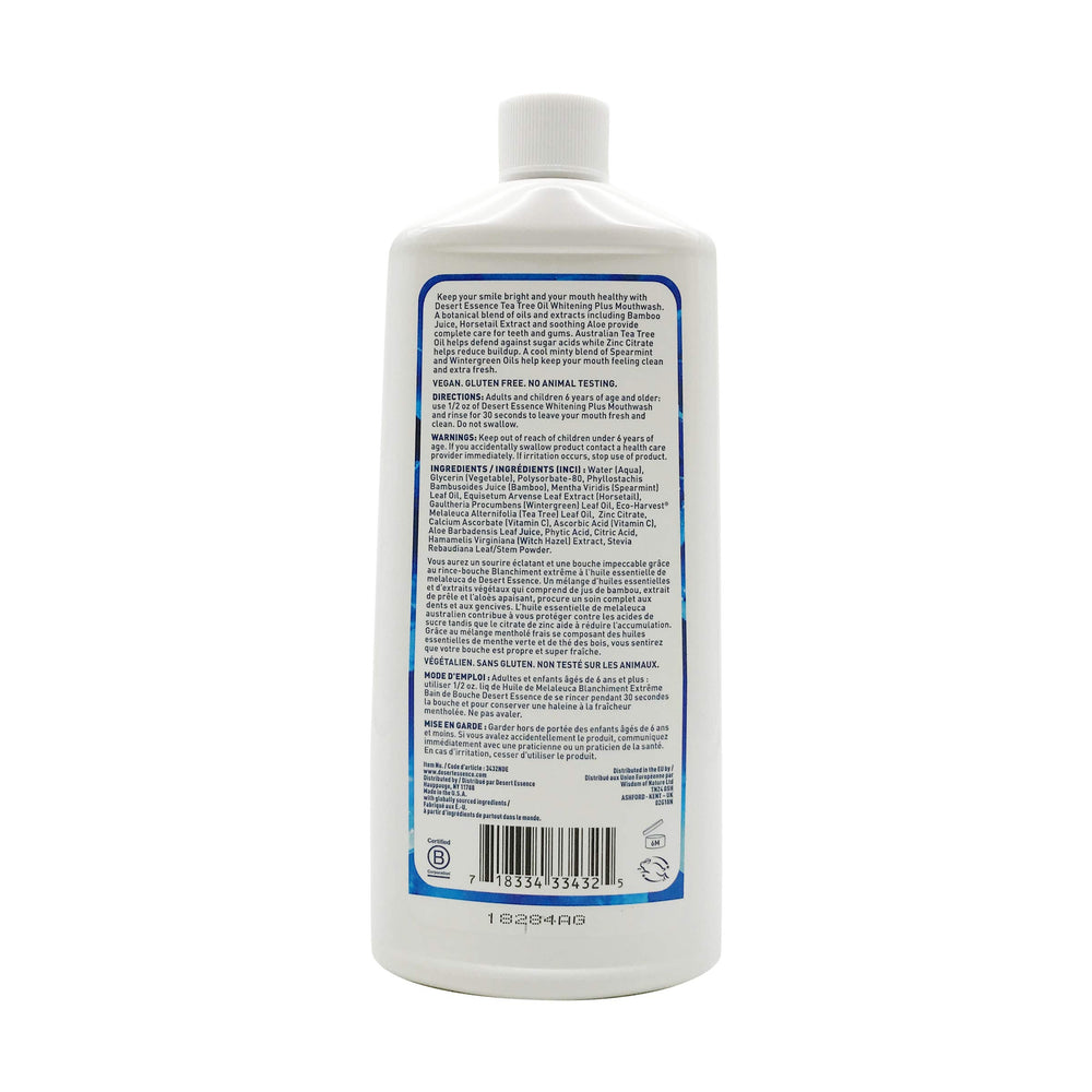 Mouthwash, Tea Tree Whitening Mint, 16 Fluid Ounce