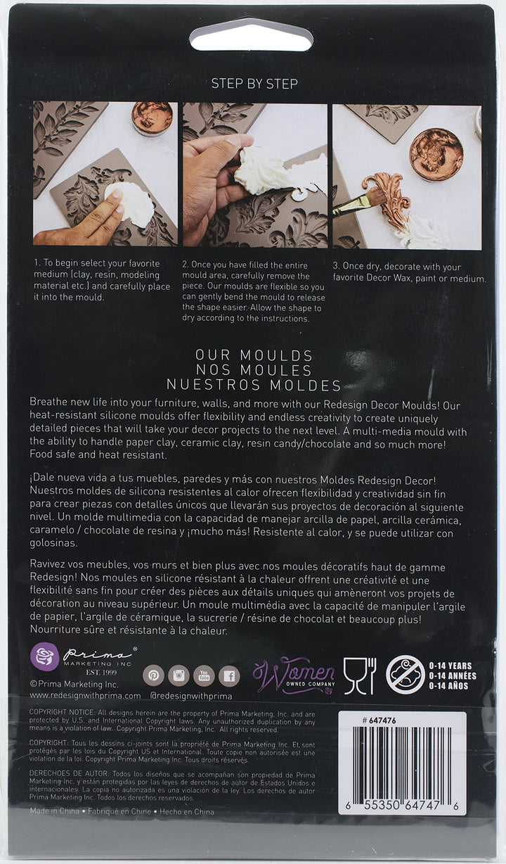 Prima Marketing Redesign Decor Moulds, Aviary 1 Piece