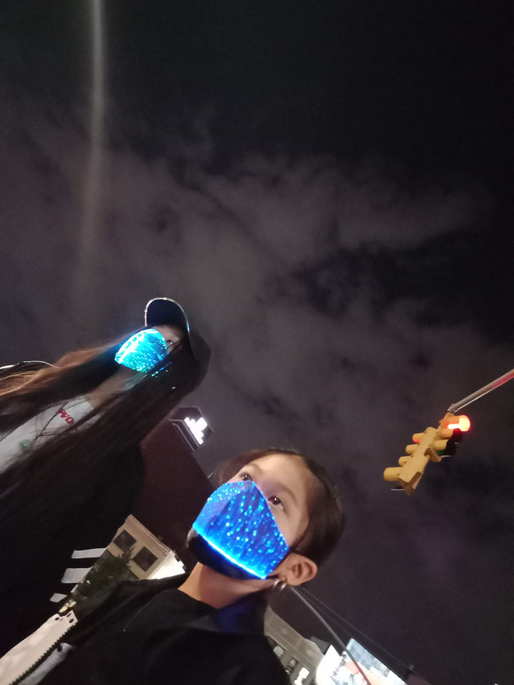 ™ L.E.D. Light Up Face Masks - Reusable & Adjustable