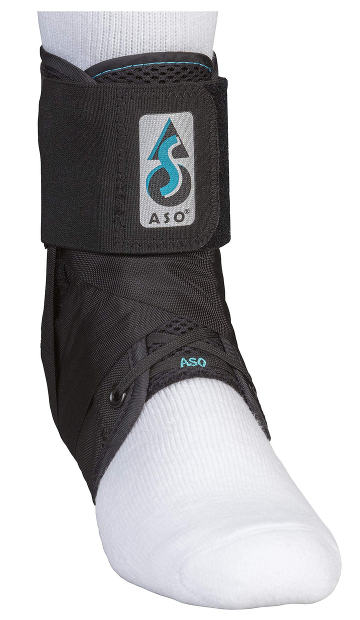 264015 ASO Ankle Stabilizer, Black, Large