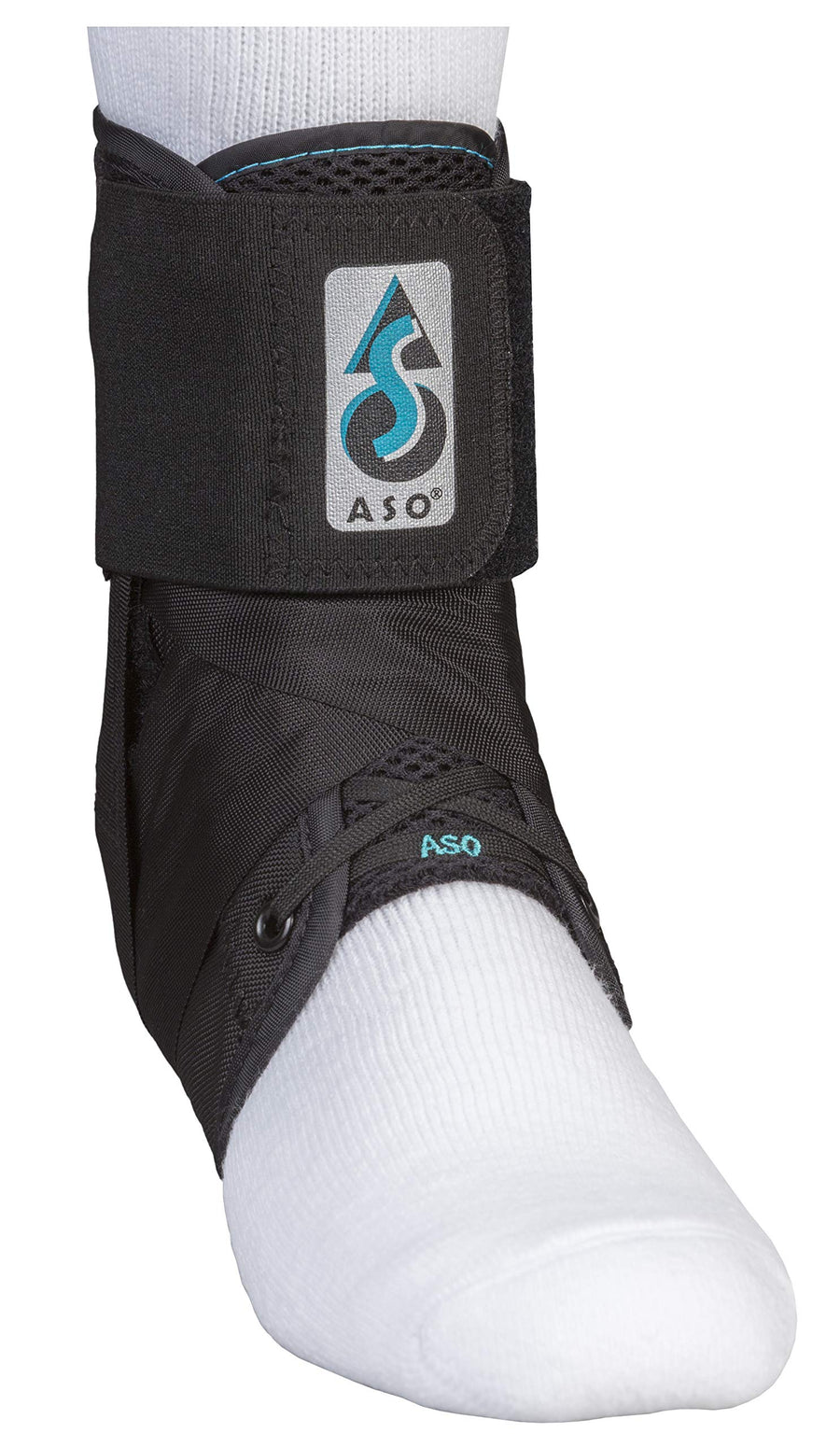 264015 ASO Ankle Stabilizer, Black, Large