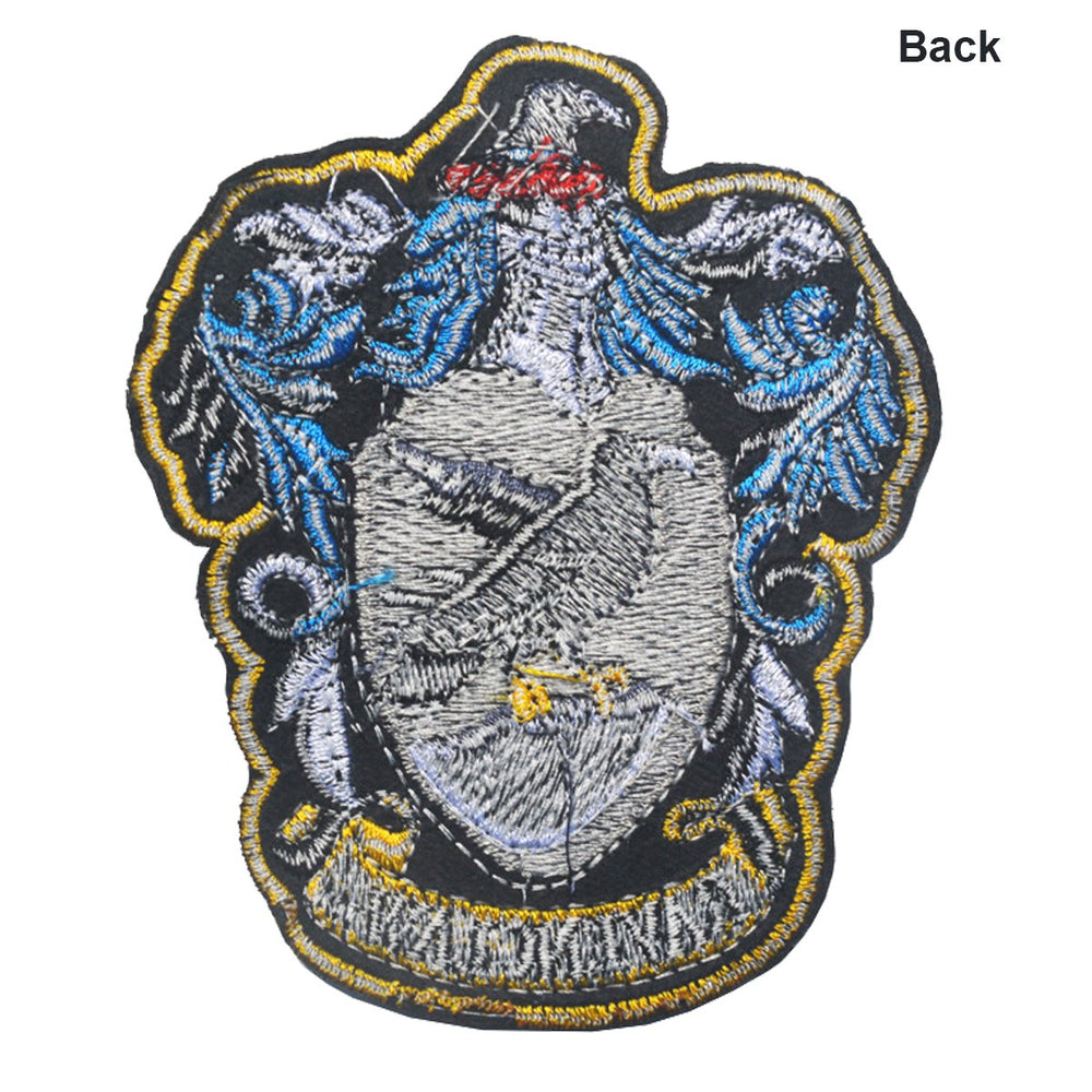 Bubble 2 Pieces Harry Potter House of Ravenclaw and Gryffindor Hogwarts Crest Full Color Embroidered Sew/Iron-On Patches Applique For Coat Jacket Gear Cap Hat Backpack 3.94x3.15
