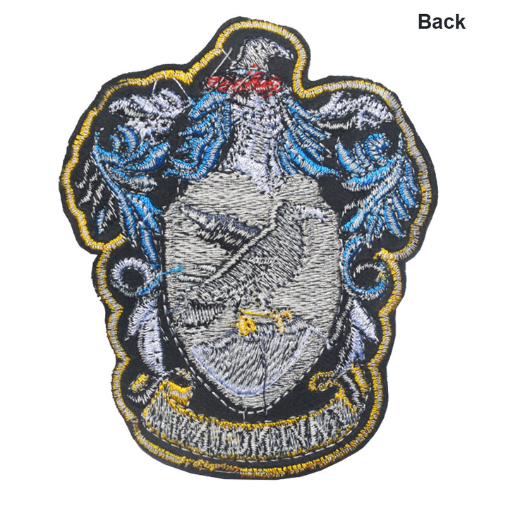 Bubble 2 Pieces Harry Potter House of Ravenclaw and Gryffindor Hogwarts Crest Full Color Embroidered Sew/Iron-On Patches Applique For Coat Jacket Gear Cap Hat Backpack 3.94x3.15