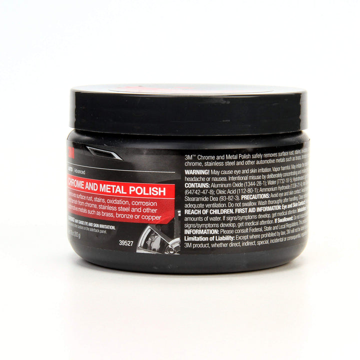 Chrome and Metal Polish, 39527, 10 oz, Used on Wheels, Trim and Bumpers, for Automotive