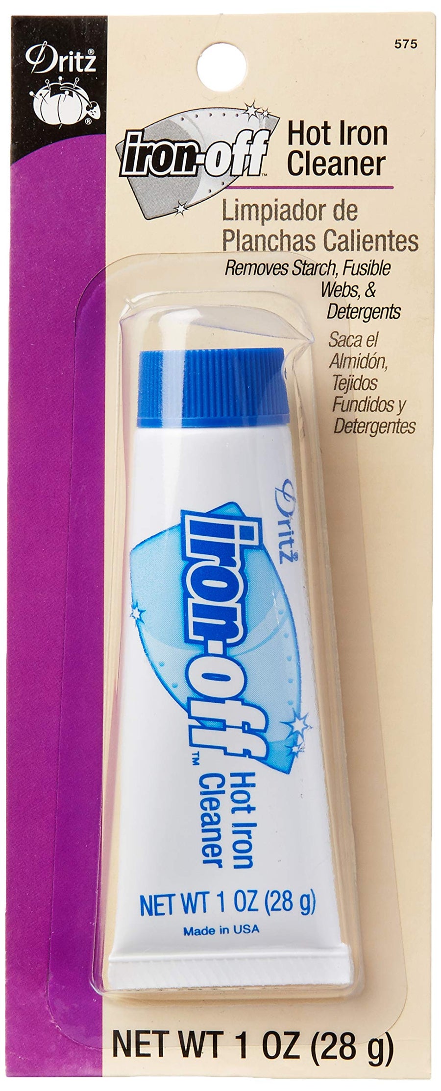 575 Iron-Off Hot Iron Cleaner, 1-Ounce , White