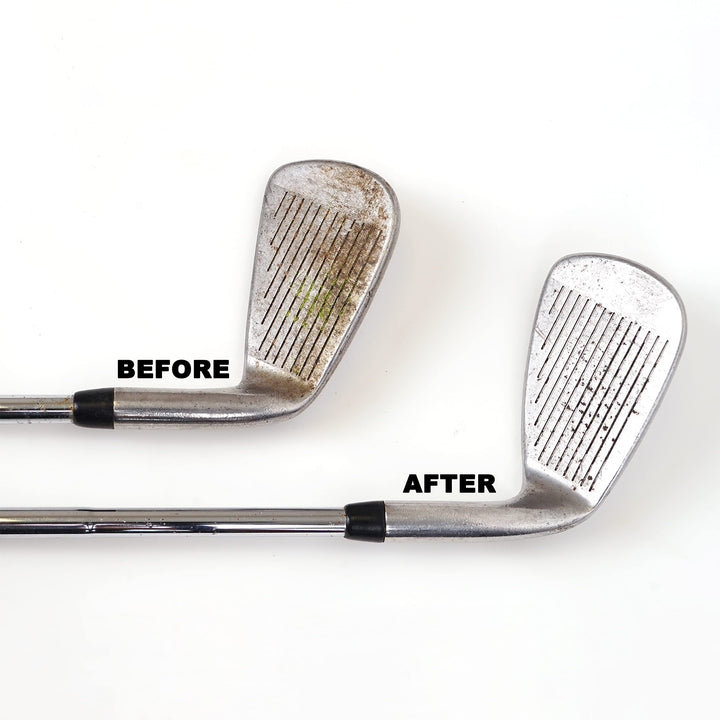 Bite Golf Club and Grip Cleaner | Keeps Clubs, Irons, and Drivers Clean | Use With Cloth, Brush, or Bottle Brush Refill | Restore Grip Tack