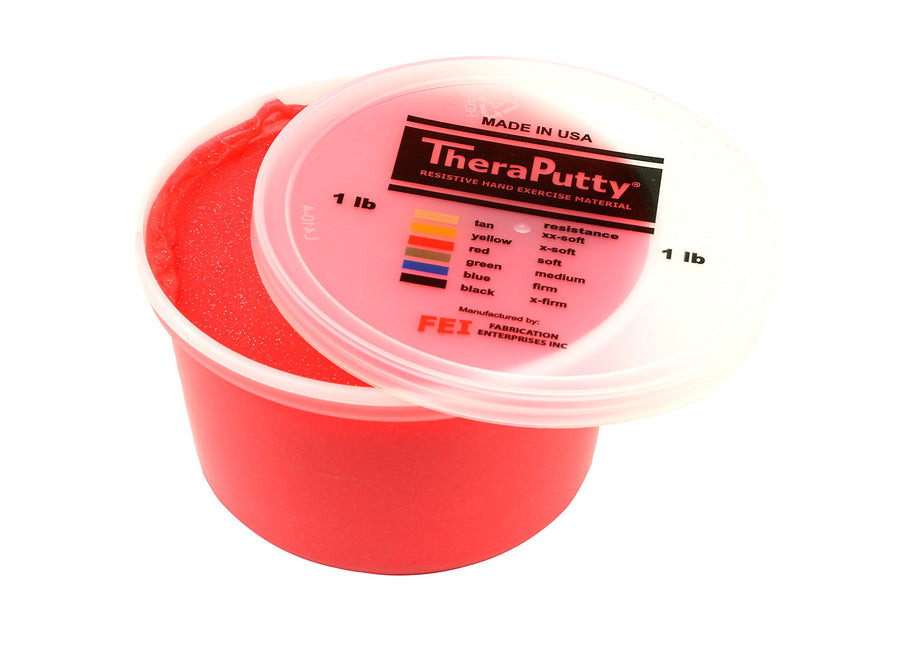 Sparkle Theraputty, Red, Soft, 1 Pound