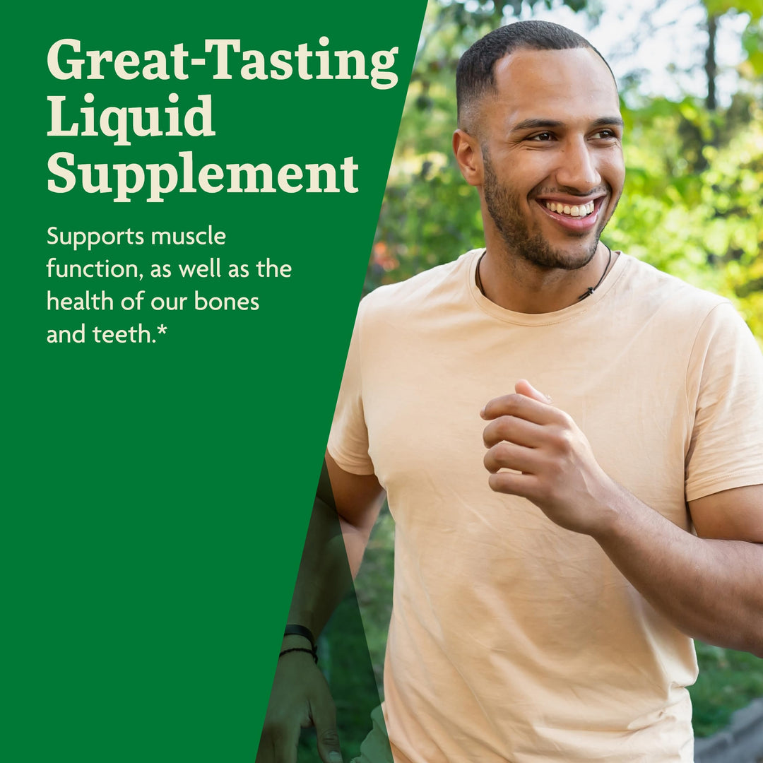 Magnesium - Liquid Herbal & Mineral Supplement for Bone Support, Digestive Health & More - Vegetarian, Non-GMO - 8.5 fl oz