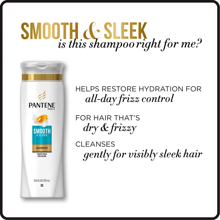 Pro-V Smooth & Sleek Shampoo, 3.38 fl oz
