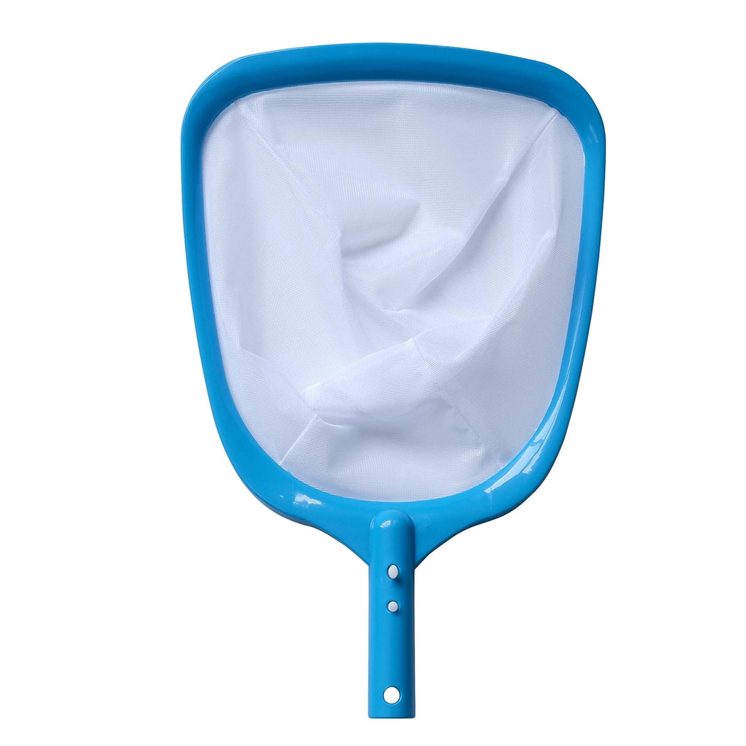 Pool Spa Leaf Skimmer Net with White Ultra Fine Mesh with 4 Deep Pocket Great for Removing Leaves & Debris in In-Ground Pool Spa and Above Ground Pool, Inflatable Pool, Hot Tub, and Fountain