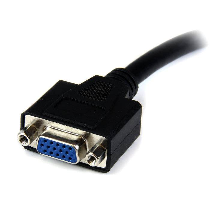 8in DVI to VGA Cable Adapter - DVI-I Male to VGA Female Dongle Adapter (DVIVGAMF8IN)
