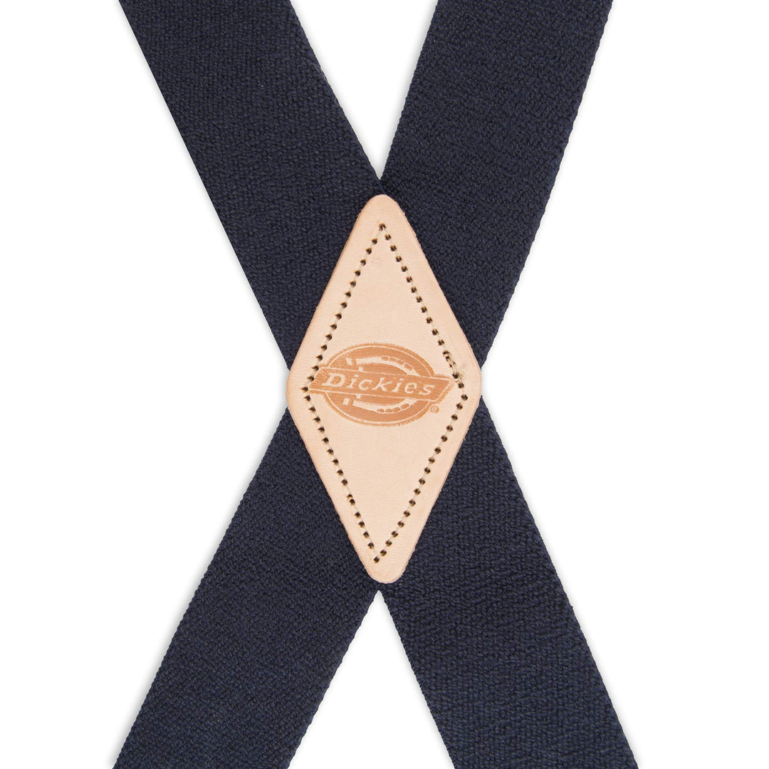 Men's 1-1/4 Solid Straight Clip Suspender, Navy, One Size, 21DI5100-Navy-One Size