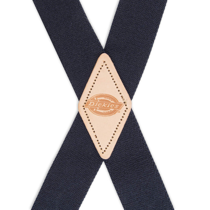 Men's 1-1/4 Solid Straight Clip Suspender, Navy, One Size, 21DI5100-Navy-One Size