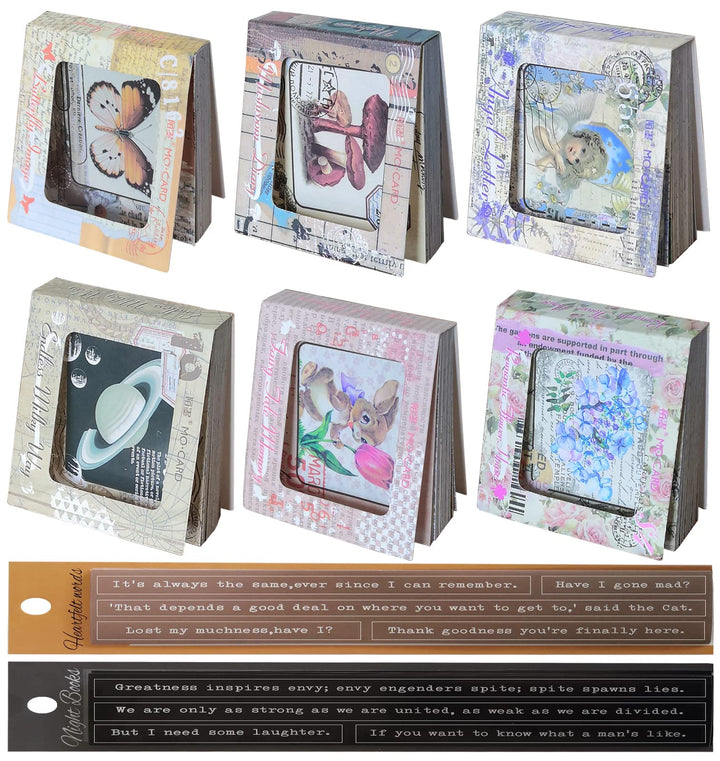 372 Pcs Aesthetic Stickers for Journaling Scrapbook Stickers Vintage Journaling Scrapbooking Supplies Kit with Quote Stickers for Bullet Journals Junk Journal Planners Craft Album