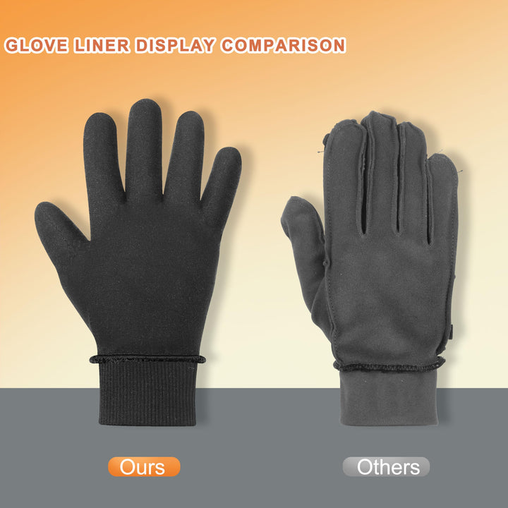 Winter Gloves for Men Women-Waterproof Running Cycling Glove for Cold Weather, Thermal Warm Windproof Gloves Touch Screen Finger for Skiing Snow Driving Snowboarding