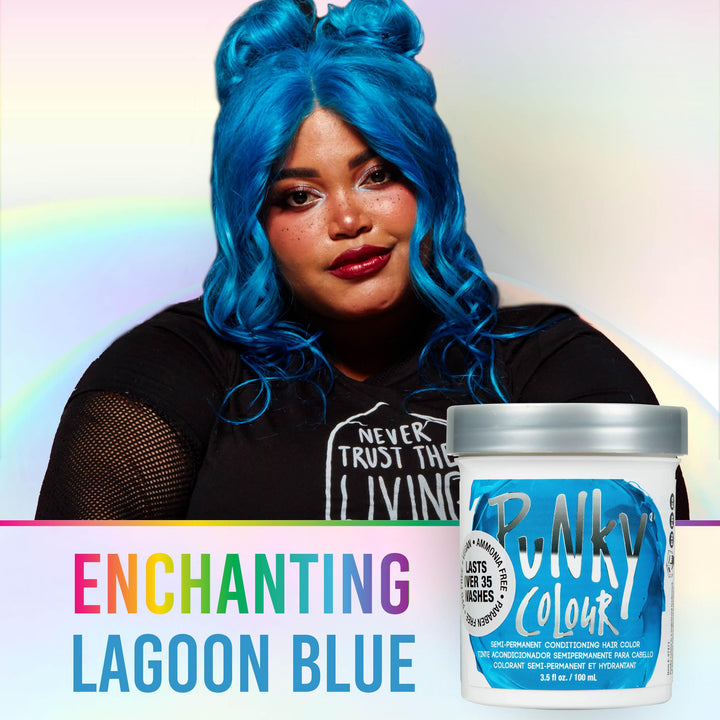 Jerome Russell Semi Permanent Hair Color Conditioning, 100ml - Lagoon Blue (Pack of 1)