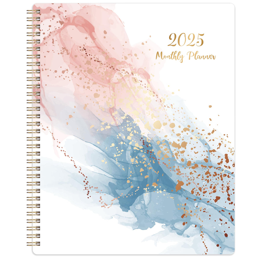 2025 Monthly Planner - Monthly Planner 2025 from Jan 2025 - December 2025, Calendar 2025 Monthly Planner with Tabs, Inner Pocket, 8.5‘’ x 11‘’