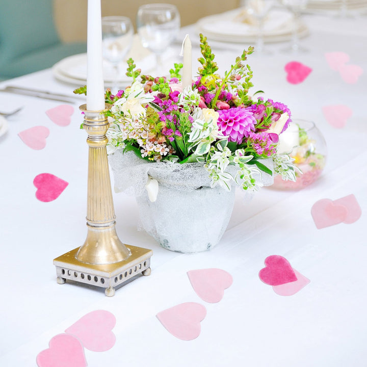 Valentine's Day 1 Inch Heart Paper Confetti Tissue Confetti 6000 Pieces confetti Party Table Decorations for Balloon, Wedding, Holiday, Birthday