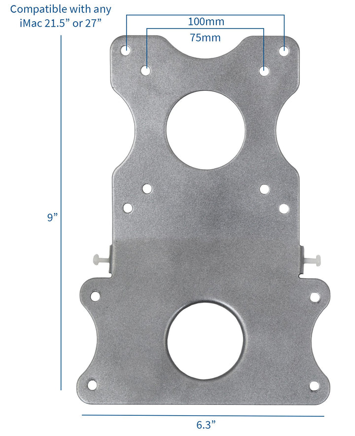 Adapter VESA Mount Kit, Bracket Set for Apple 21.5 inch and 27 inch iMac, Late 2009 to 2020 Models, LED Display Computer, Stand-MACB