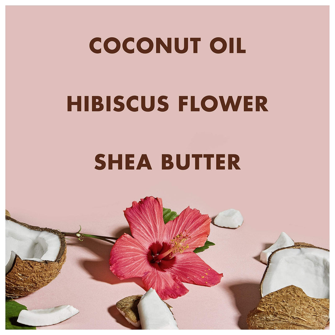 Curl and Shine Coconut Shampoo Coconut and Hibiscus for Curly Hair Paraben Free Shampoo 13 oz