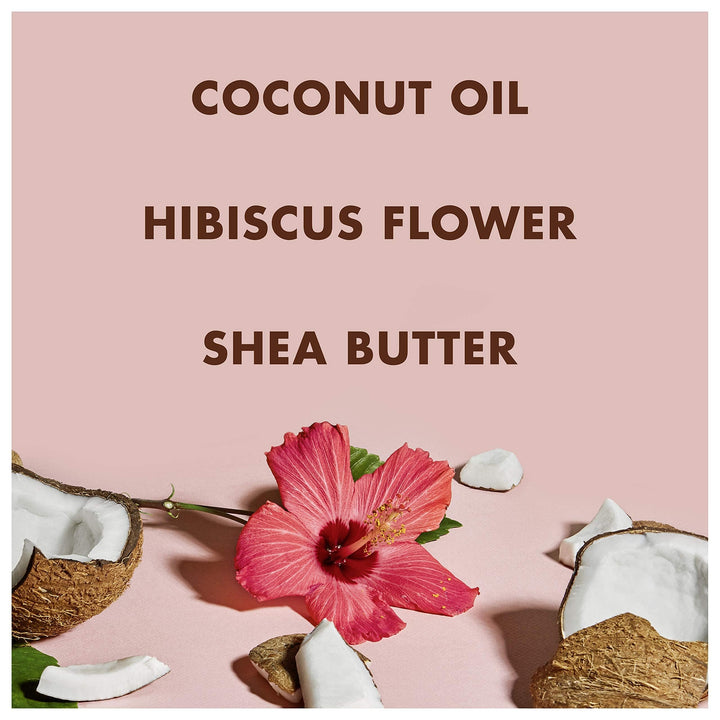 Curl and Shine Coconut Shampoo Coconut and Hibiscus for Curly Hair Paraben Free Shampoo 13 oz