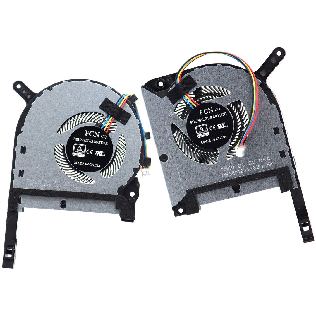 CPU & Graphics GPU Cooling Fan Replacement for ASUS FX506 FX505 FX566 FX706 FA506 FA706 FX705 FX506LH-AS51 FX505DT-AH51 FX566LH-HN257T