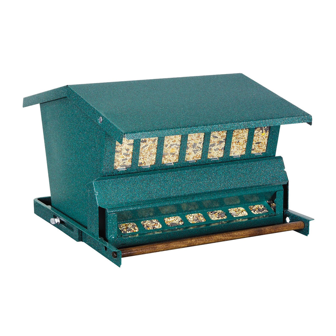 Heritage Farms Absolute Squirrel Resistant Bird Feeder, Model 23803, beige