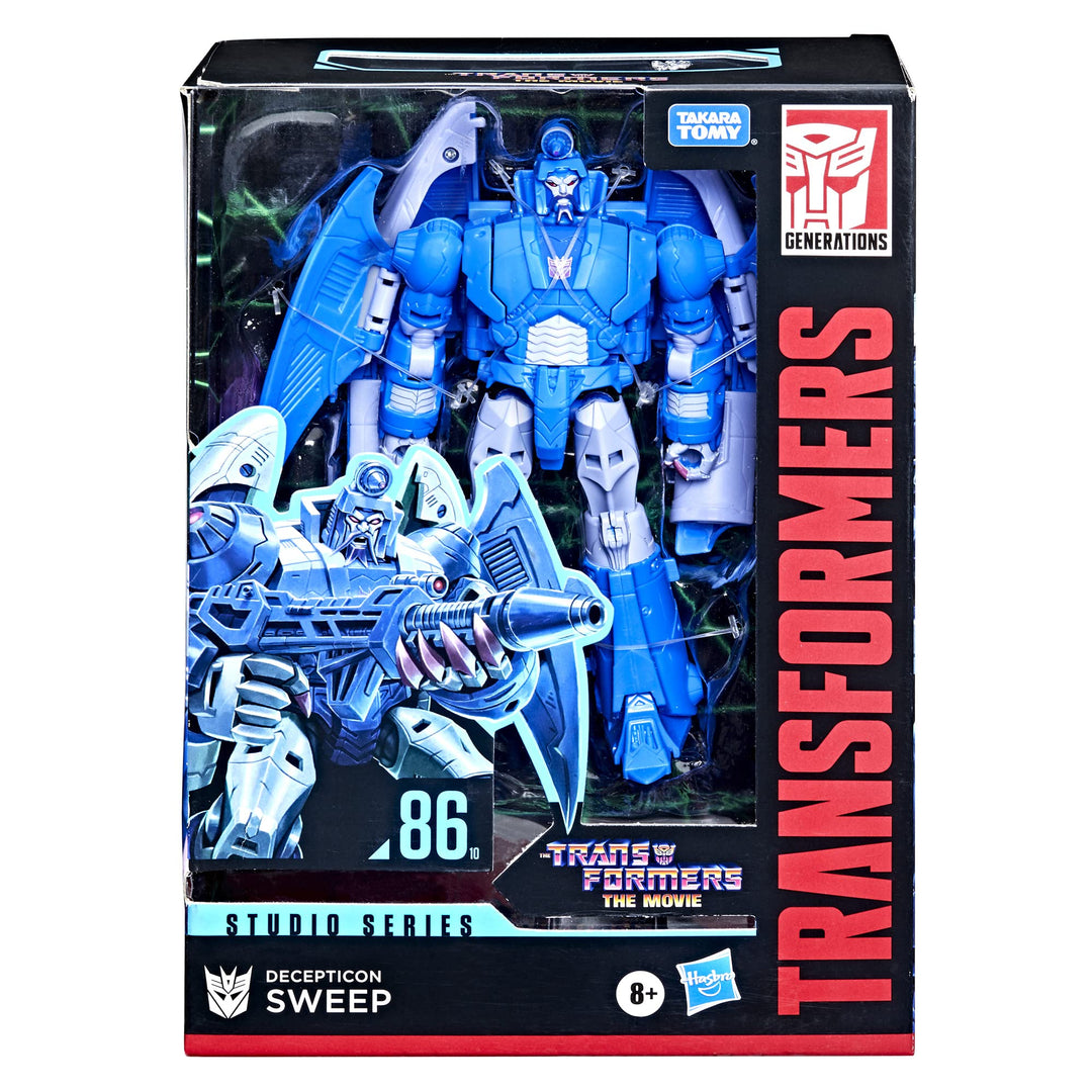 Toys Studio Series 86-10 Voyager Class The The Movie 1986 Decepticon Sweep Action Figure, Ages 8 and Up, 6.5-inch