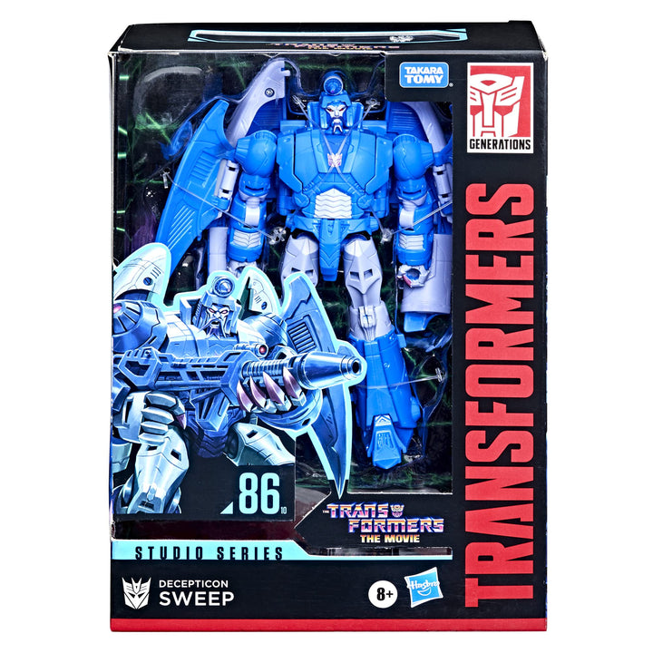 Toys Studio Series 86-10 Voyager Class The The Movie 1986 Decepticon Sweep Action Figure, Ages 8 and Up, 6.5-inch